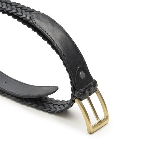 Black Casual Knitted Belt