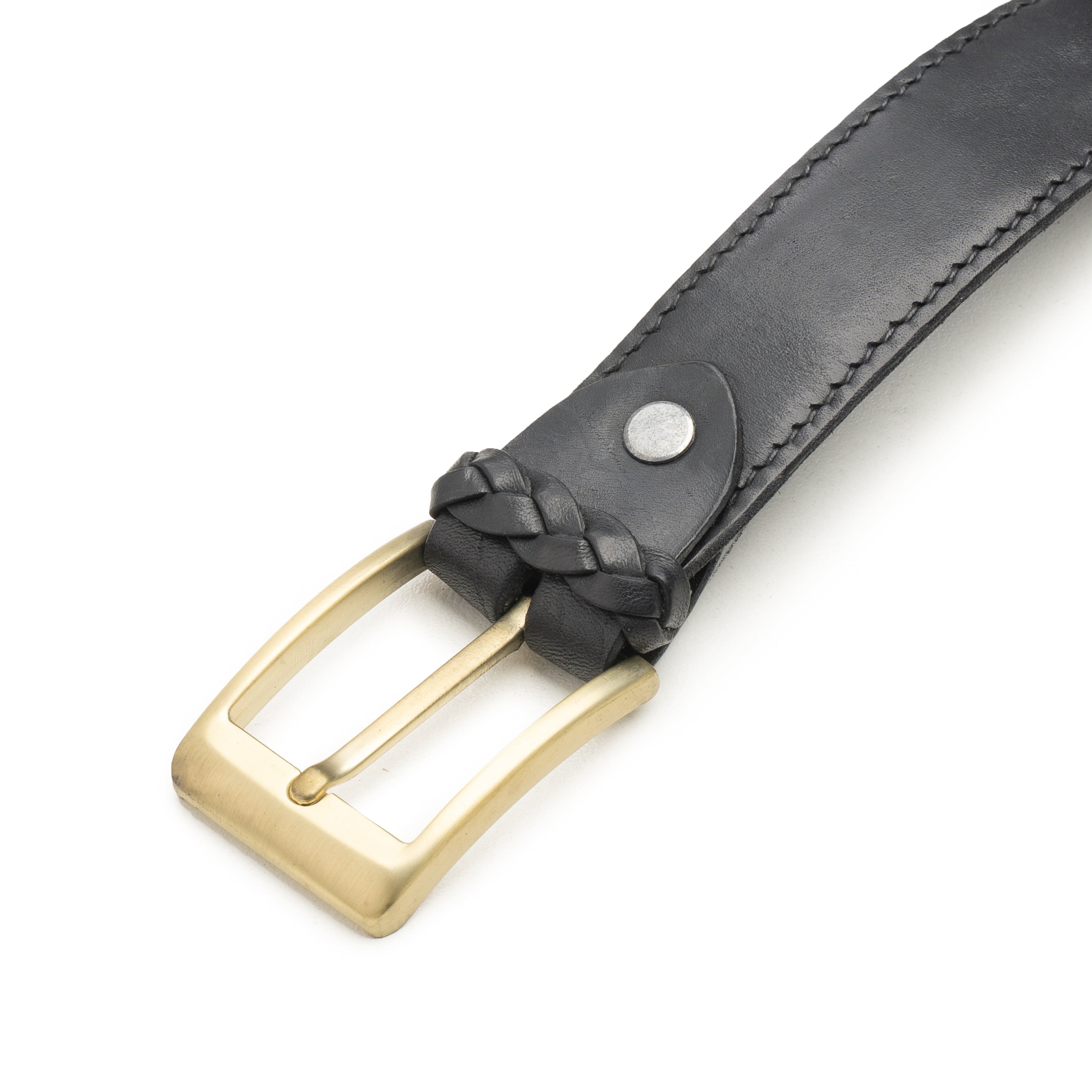 Black Casual Knitted Belt